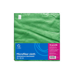 Törlőkendő mikroszálas 32 x 32 cm 300 g/m2 10 darab/csomag Bluering® Zöld