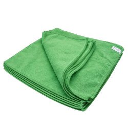 Törlőkendő mikroszálas 32 x 32 cm 300 g/m2 10 darab/csomag Bluering® Zöld