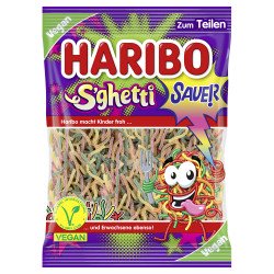 Gumicukor, 175g, Sour S’ghetti, Haribo Édességek, kekszek, krékerek, chipsek,magvak Haribo