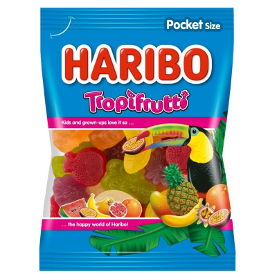 Gumicukor, 100g, Tropifrutti, Haribo