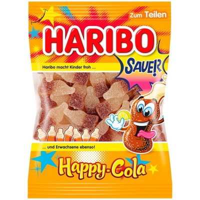 Gumicukor, 80g, Happy Cola Fizz, Haribo
