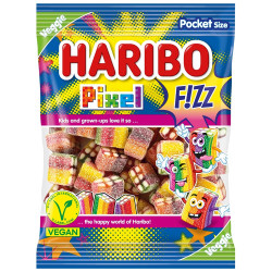 Gumicukor, 80g, Pixel Fizz, Haribo Édességek, kekszek, krékerek, chipsek,magvak Haribo