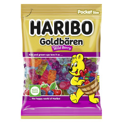 Gumicukor, 80g, Goldbären Wild Berry, Haribo Édességek, kekszek, krékerek, chipsek,magvak Haribo