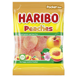 Gumicukor, 80g, Peaches, Haribo Édességek, kekszek, krékerek, chipsek,magvak Haribo