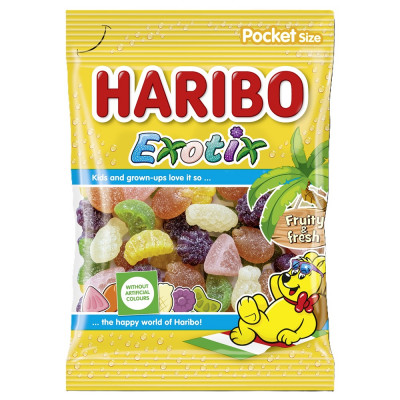 Gumicukor, 80g, Exotix, Haribo