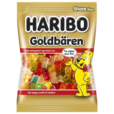 Gumicukor, 200g, Goldbären, Haribo