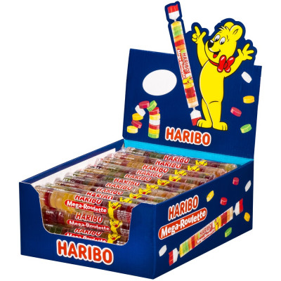Gumicukor, 45g, Mega Roulette, 40 csomag/ karton, Haribo