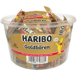 Gumicukor, Mini Goldbären Kördoboz, 50 csomag/doboz Haribo Édességek, kekszek, krékerek, chipsek,magvak Haribo