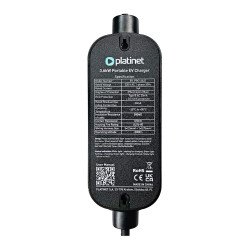 Elektromosautó-töltő hordozható AC Type 2, 8A/10A/13A/16A, max.3,6kW,  5 m, Platinet fekete
